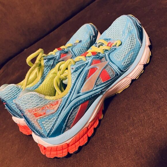 Excellent Brooks Ravenna 5 womens running shoes 7.5 US 38.5 EUR Medium Blue - Picture 5 of 9